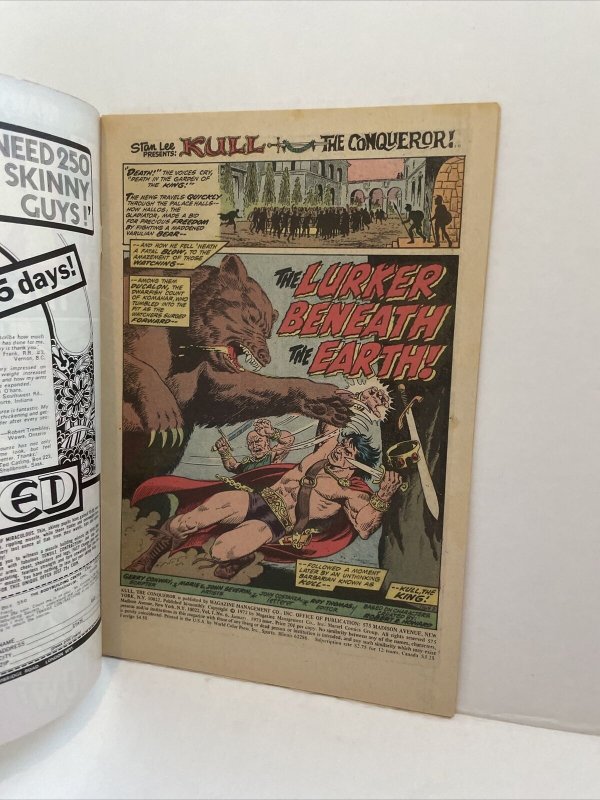 Kull The Conqueror #6 1971 1st Series 