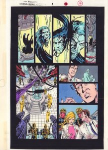 Venom: Separation Anxiety #1 p.16 Color Guide - Symbiote Experiments - 1994