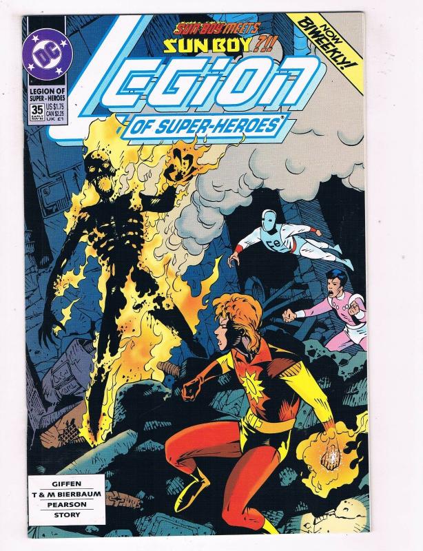 Legion Of Super Heroes #35 VG/FN DC Comics Comic Book Nov 1992 DE39 AD12