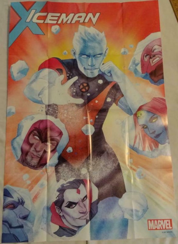 ICEMAN Promo Poster, 24 x 36, 2017, MARVEL, Unused more in our store 155