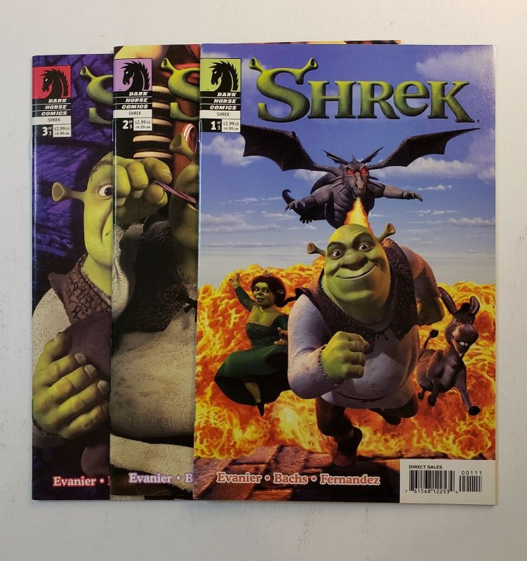 Shrek #1-3 Complete Set High Grade VF/NM Dark Horse Comics 2003 Series