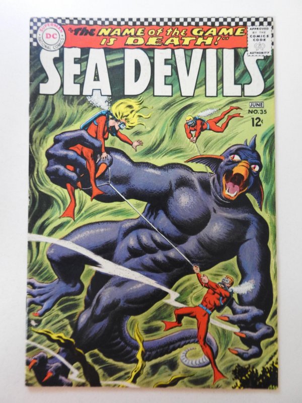 Sea Devils #35 (1967) Cool Series! Sharp Fine+ Condition!