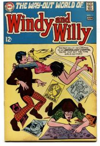 WINDY AND WILLY #1 1969-DC COMICS-Astrology COVER