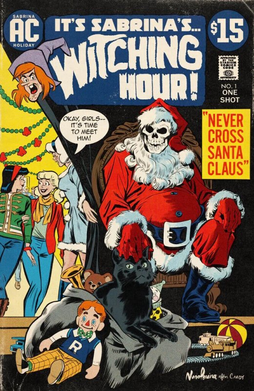 ARCHIE COMICS SABRINA THE TEENAGE WITCH HOLIDAY SPECIAL HOMAGE VARIANT NM.