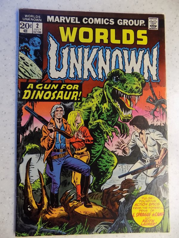 WORLDS UNKNOWN # 2 MARVEL BRONZE HORROR THOMAS ADVENTURE