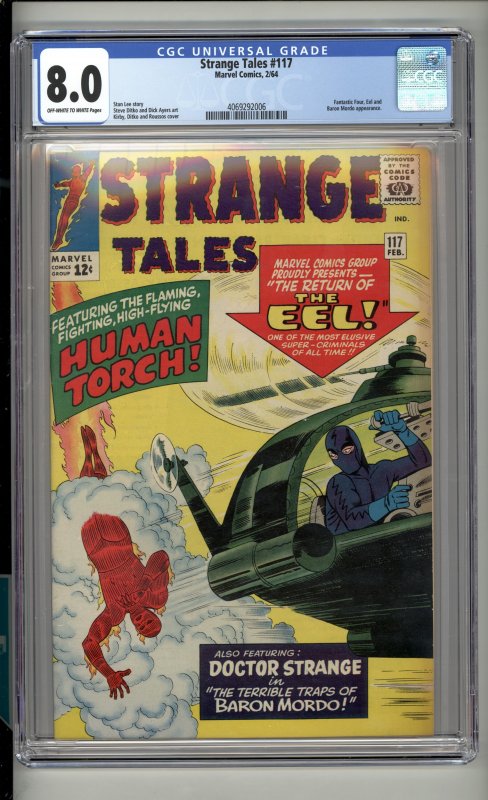 Strange Tales #117 (1964) CGC 8.0