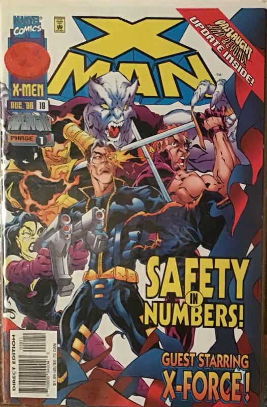 X MAN (1995)MARVEL #6,9,10,12,17,18,19,20 NM CONDITION 8 BOOK LOT