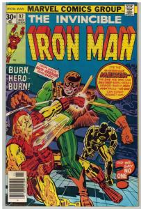 IRON MAN 92 F-VF Nov. 1976