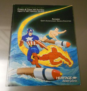 2007 HERITAGE Comics Comic Art Catalog INVADERS Geppi's Museum Collection 118 pg