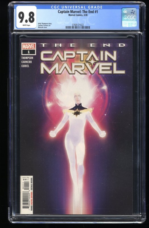 Captain Marvel: The End #1 CGC NM/M 9.8 White Pages