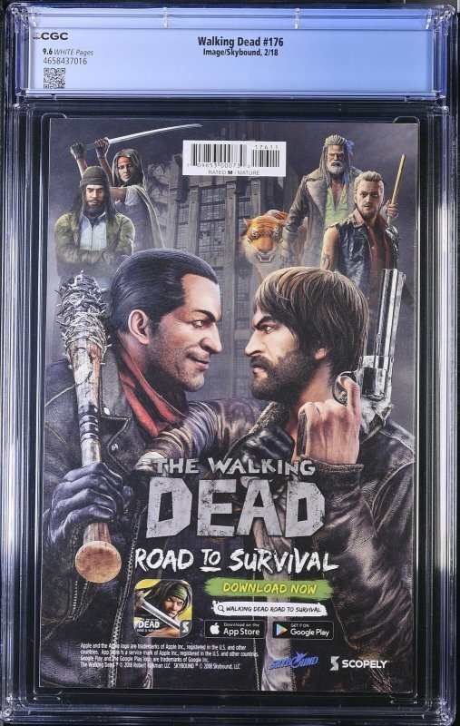 Walking Dead #176 (2/18) Graded CGC 9.6