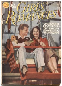 GIRLS’ ROMANCES #3-1950-FERRIS WHEEL PHOTO COVER-NICE INTERIOR ART-RARE DC