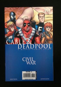 Cable And Deadpool #30  Marvel Comics 2006 Vf/Nm 