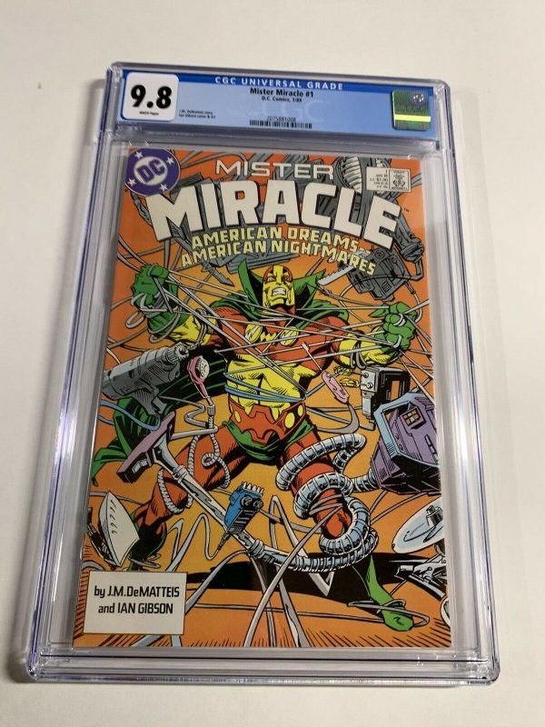 Mister Miracle 1 Cgc 9.8 White Pages Dc Comics