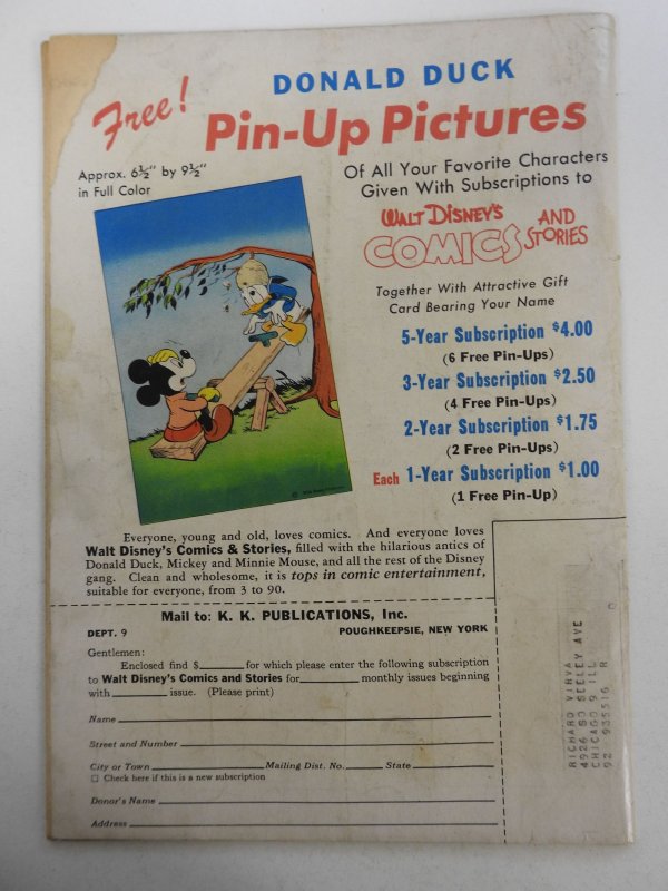 Walt Disney's Comics and Stories #96 (1948) Good+ Condition!