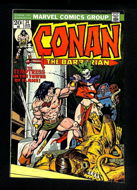 Conan The Barbarian #34