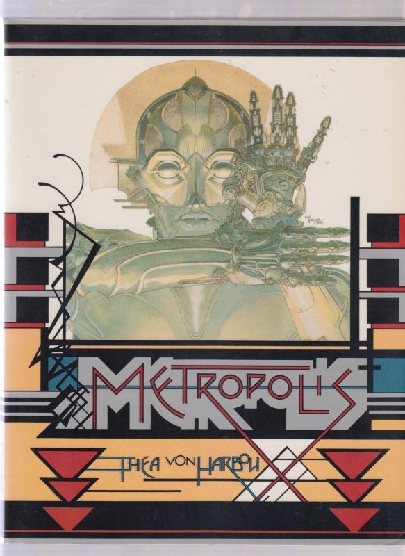 Metropolis by Thea Von Harbou - Trade Paperback - 1st Print (6.5/7.0) 1988