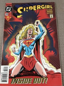 SUPERGIRL #3 : DC 4/94 NM; mini, new 80’s hair look, INSIDE OUT story