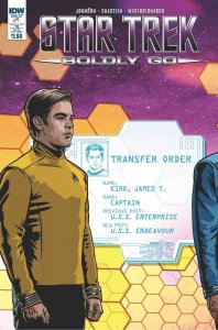 Star Trek Boldly Go #1 (Subscription Var) Idw Publishing Comic Book