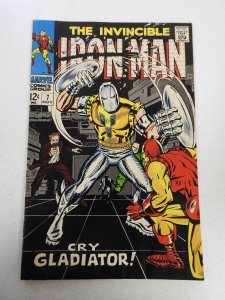 Iron Man #7 (1968) VG+ Condition moisture stains