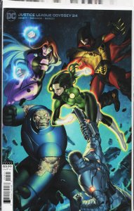 Justice League Odyssey #24 Variant Cover (2020) Gamma Knife