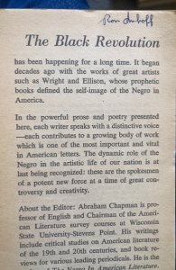 Black voices, 1968 paperback, edited by Chapman