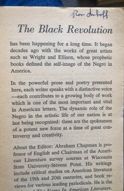 Black voices, 1968 paperback, edited by Chapman