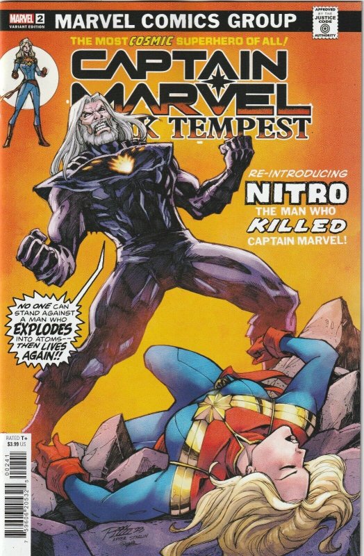 Captain Marvel Dark Tempest # 2 Lim Variant Cover NM Marvel [R4]