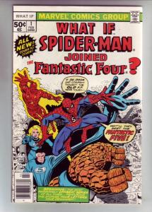 What If #1 (Feb-77) NM- High-Grade The Fantastic Four (Reed Richards, Sue Sto...