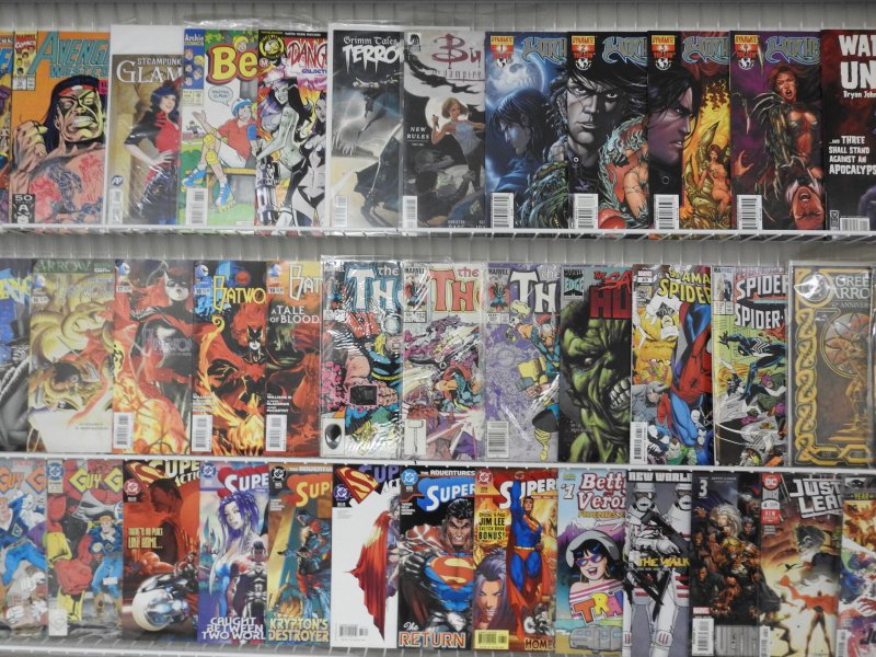 Huge Lot 160+ Comics W/ Thor, Avengers, Green Lantern, Witchblade+ Avg VF- Cond!