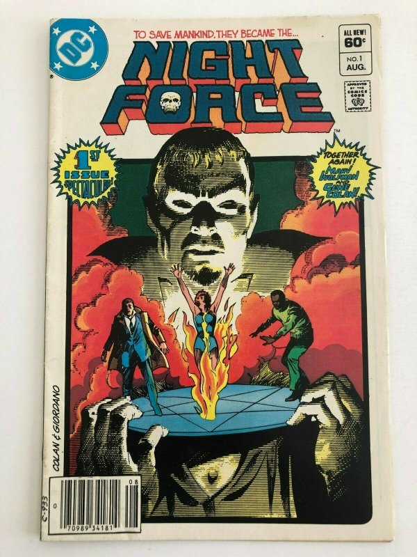 NIGHT FORCE #1 MARV WOLFMAN and GENE COLAN (DC Comics Horror 1982) VF