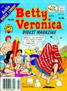 Betty and Veronica Digest Magazine #50 (Newsstand) VF ; Archie | Beach Bikini Co