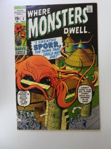 Where Monsters Dwell #2 (1970) VF condition