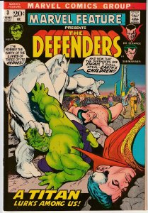 Marvel Feature # 3 The Defenders
