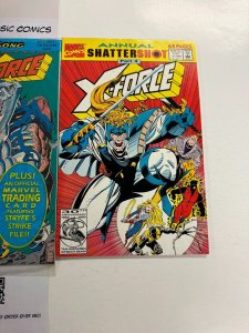 3 X-Force Marvel Comic Books  # 16 18 Annual # 1 X-men Cable Shatter Star 51 CT8