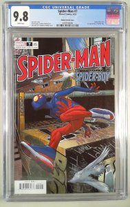 SPIDER-MAN 7 E (2022) CGC 9.8  Humberto Ramos 1ST APPEARANCE SPIDER-BOY VARIA...