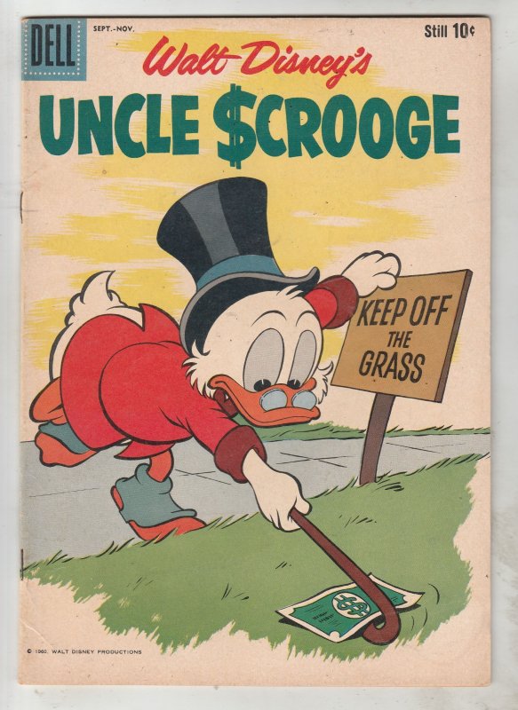 Uncle Scrooge, Walt Disney #31 (Sep-60) VF- High-Grade Carl Barks Wythville CERT