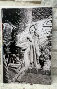 GUN HONEY #3 (JAY ANACLETO  B&W VIRGIN VARIANT) COMIC BOOK ~ Titan