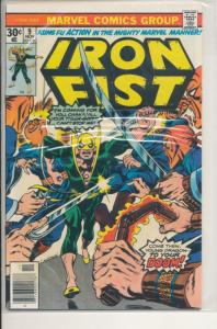 Marvel Comics Group ~ Iron Fist #9 Fine/Very Fine (7.0) 1976 (838J)   