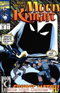 MOON KNIGHT (1989 Series)  (MARVEL) (MARC SPECTOR) #34 Near Mint Comics Book