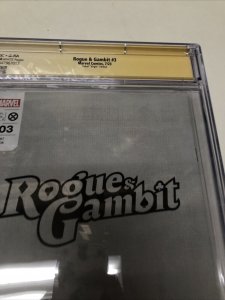 Rogue & Gambit (2023) # 3 (CGC 9.4 SS) Signed Jeff Dekal * Phillips Autograph