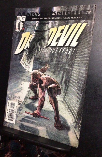 Daredevil #49 (2003) Marvel Knights! Bendis art bullseye!  High-grade key! NM-