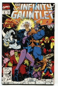 Infinity Gauntlet #6 Gamora- Thanos- Warlock- Starlin comic book NM-