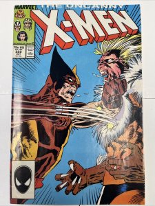 The Uncanny X-Men #222 (Marvel Comics October 1987). Key?. VF+. Saber tooth.