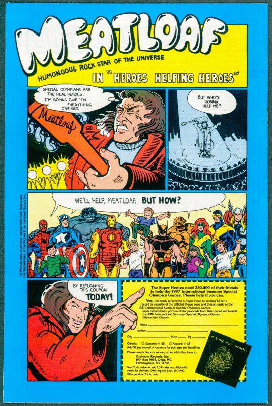 Fantastic Four 308 NM 9.4 Newsstand Marvel 1987