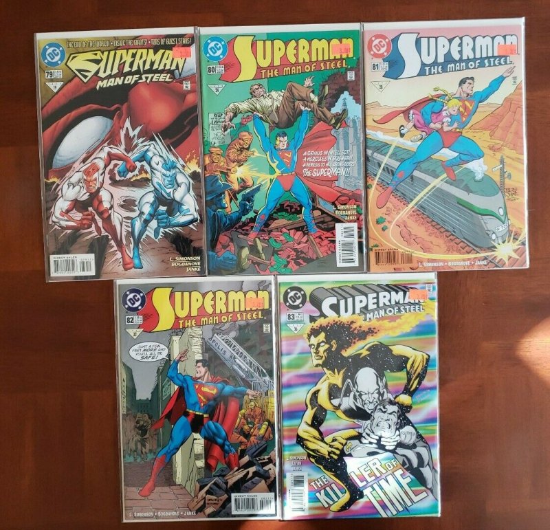 SUPERMAN THE MAN OF STEEL 1 - 83 + 6 ANNUALS - 90s DC