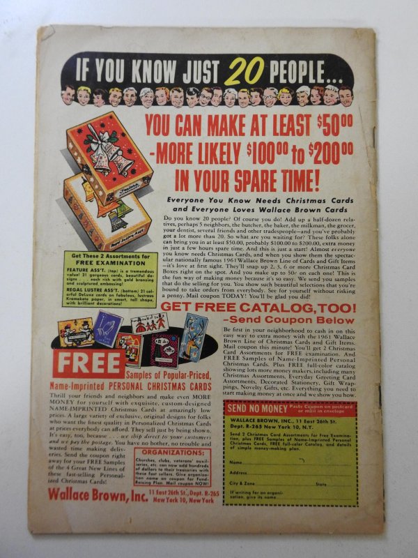 Superman #148 (1961) GD Condition 2 in cumulative spine split, 2 in tear bc