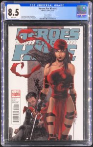 Heroes for Hire #4 Harvey Tolibao Variant (2011) CGC 8.5