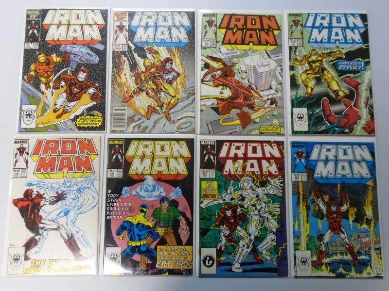 Iron Man Lot, From:#201-249, 36 Different, Average 6.0/FN (1985-1989)