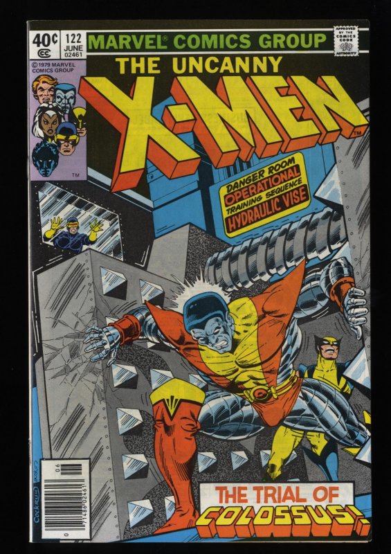 X-Men #122 VF/NM 9.0 White Pages 1st Mastermind! Marvel Comics